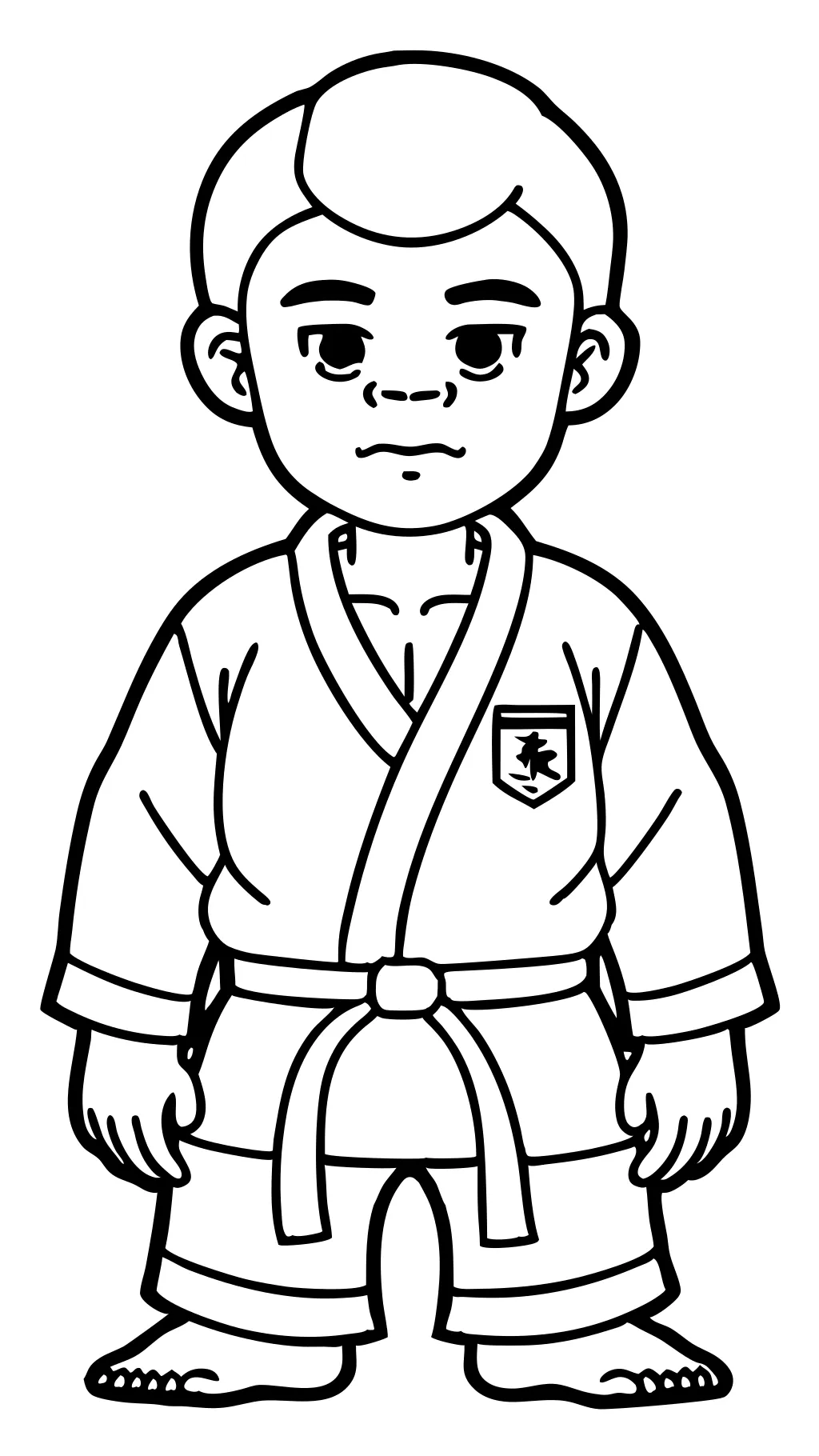 printable jiu jitsu coloring pages